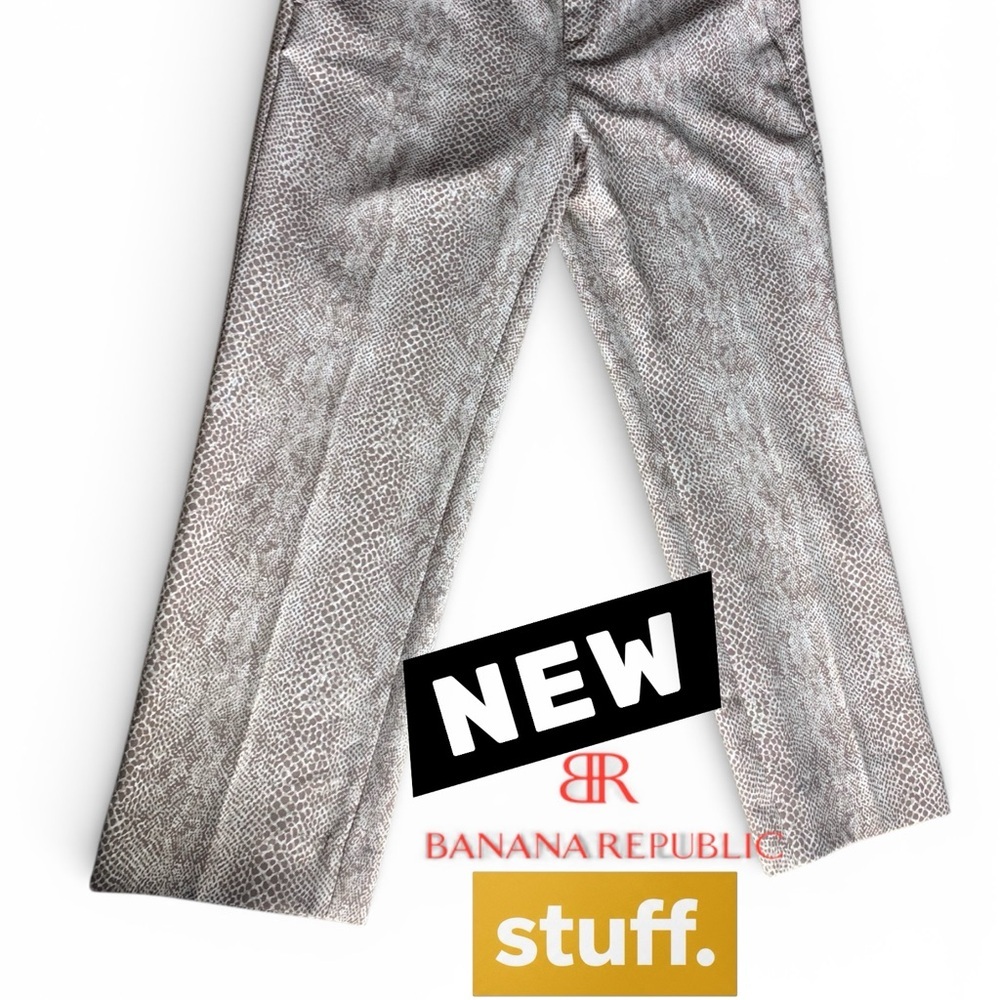 Reptile Patterned Pants by Banana Republic (item#10269)